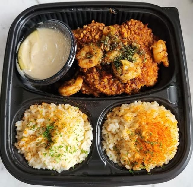 Spicy Pecan Crusted Chicken.